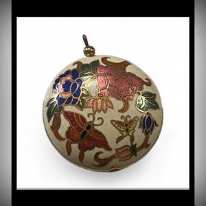 Vintage Cloisonne Butterfly Pendant #6737